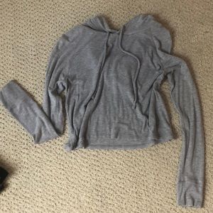 Hollister crop top long sleeve
